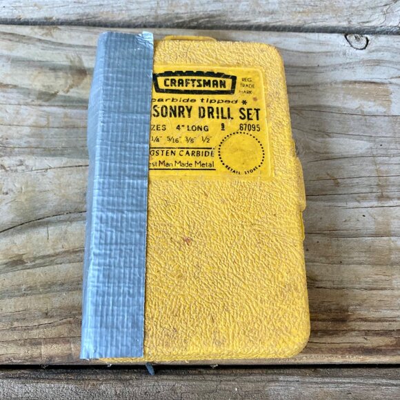 Vintage Craftsman Masonry Drill Bit Set 9-67095 USA - Picture 2 of 5